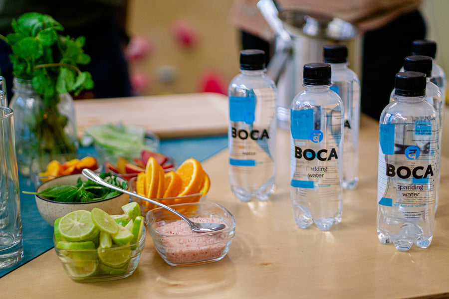 Go sugar and alcohol-free with your very own sparkling water ‘bar’